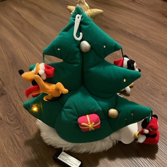 Vintage Disney Disneyland Resort Light up Christmas Tree Character Hat - Picture 4 of 5